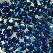 Load image into Gallery viewer, Flatback Crystals, Round, Non-Hotfix PRECIOSA, Sapphire AB