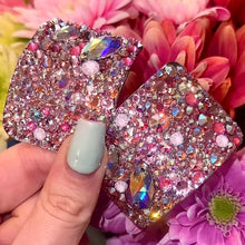 Load image into Gallery viewer, 'Elegance' Multicolour Crystal Chaos Heavy Buckles (Made Using Luxury Crystals)