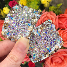 Load image into Gallery viewer, 'Champion' Multicolour Crystal Chaos Heavy Buckles (Made Using Luxury Crystals)