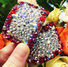 Load image into Gallery viewer, 'Champion' Multicolour Crystal Chaos Heavy Buckles (Made Using Luxury Crystals)