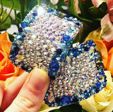 Load image into Gallery viewer, 'Champion' Multicolour Crystal Chaos Heavy Buckles (Made Using Luxury Crystals)