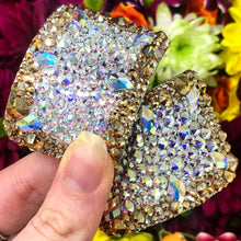 Load image into Gallery viewer, 'Champion' Multicolour Crystal Chaos Heavy Buckles (Made Using Luxury Crystals)