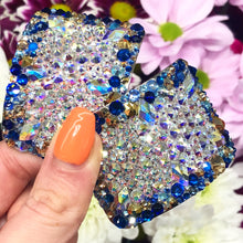 Load image into Gallery viewer, 'Champion' Multicolour Crystal Chaos Heavy Buckles (Made Using Luxury Crystals)