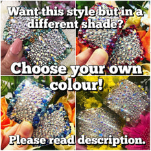 Load image into Gallery viewer, 'Champion' Multicolour Crystal Chaos Heavy Buckles (Made Using Luxury Crystals)