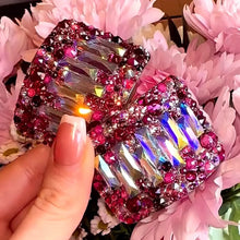 Load image into Gallery viewer, 'Ultimate' Multicolour AB Centre Crystal Chaos Heavy Buckles (Made Using Luxury Crystals)