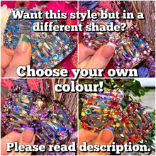 Load image into Gallery viewer, 'Ultimate' Multicolour AB Centre Crystal Chaos Heavy Buckles (Made Using Luxury Crystals)