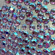 Load image into Gallery viewer, Flatback Crystals, Round, Non-Hotfix PRECIOSA, Alexandrite AB