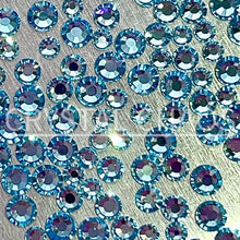 Load image into Gallery viewer, Aquamarine, Non-Hotfix PRECIOSA Crystals Mixed Size Pack SS5/SS7/SS9 150pc