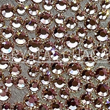 Load image into Gallery viewer, Flatback Crystals, Round, Non-Hotfix PRECIOSA, Gold Quartz