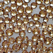 Load image into Gallery viewer, Light Colorado Topaz, Non-Hotfix PRECIOSA Crystals Mixed Size Pack SS5/SS7/SS9 150pc