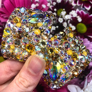 'Meteorite' Multicolour Crystal Chaos Heavy Buckles (Made Using Luxury Crystals) - Crystal Chaos