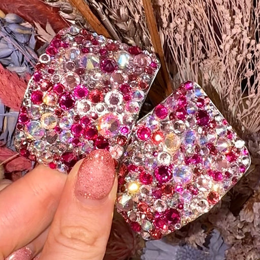 'Universe' Pink Mix Crystal Chaos Heavy Buckles (Made Using High Quality Rhinestones) - Crystal Chaos