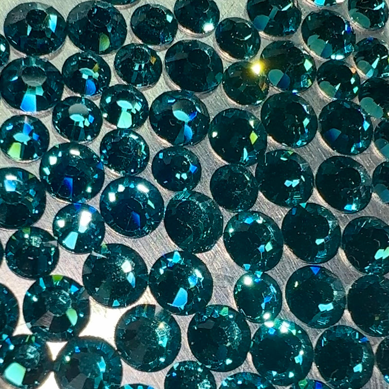 Indicolite, Non-Hotfix PRECIOSA Crystals Mixed Size Pack SS12/SS16 100pc - Crystal Chaos