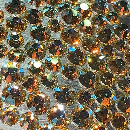 Flatback Crystals, Round, Non-Hotfix PRECIOSA, Jonquil AB - Crystal Chaos