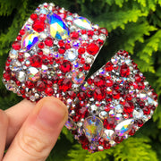 'Meteorite' Multicolour Crystal Chaos Heavy Buckles (Made Using Luxury Crystals) - Crystal Chaos