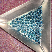 Aquamarine, Non-Hotfix PRECIOSA Crystals Mixed Size Pack SS12/SS16 100pc - Crystal Chaos