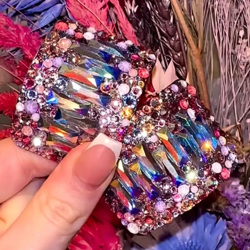'Ultimate' Multicolour AB Centre Crystal Chaos Heavy Buckles (Made Using Luxury Crystals) - Crystal Chaos