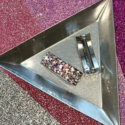 ‘Beauty’ AB Crystal Chaos Pomp Buckles x 6 (Made Using Luxury Crystals) - Crystal Chaos