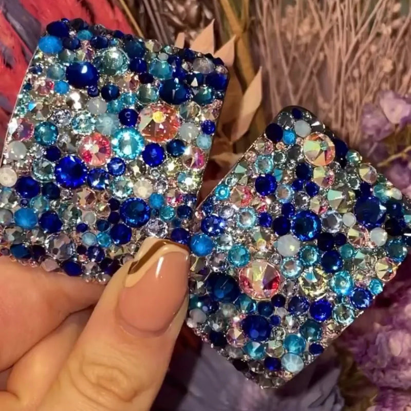'Universe' Multicolour Crystal Chaos Heavy Buckles (Made Using Luxury Crystals) - Crystal Chaos