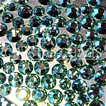 Caribbean Sea AB, Non-Hotfix PRECIOSA Crystals Mixed Size Pack SS12/SS16 100pc - Crystal Chaos