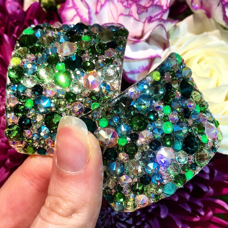 'Universe' Multicolour Crystal Chaos Heavy Buckles (Made Using Luxury Crystals) - Crystal Chaos