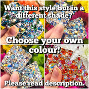 'Elegance' Multicolour Crystal Chaos Heavy Buckles (Made Using Luxury Crystals) - Crystal Chaos