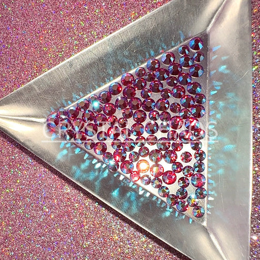 Fuchsia AB, Non-Hotfix PRECIOSA Crystals Mixed Size Pack SS12/SS16 100pc - Crystal Chaos