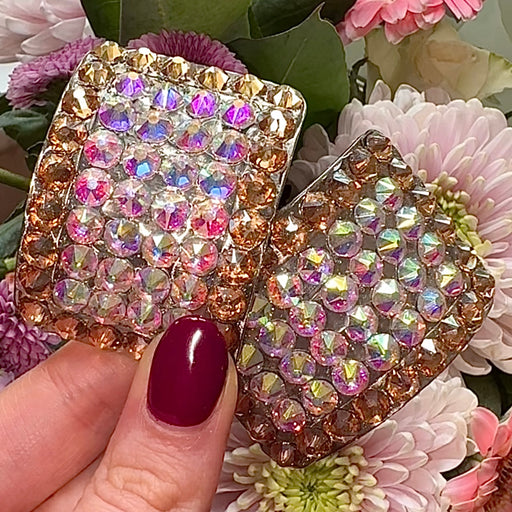 'Demure' Gold Crystal Chaos Heavy Buckles (Made Using High Quality Rhinestones) - Crystal Chaos