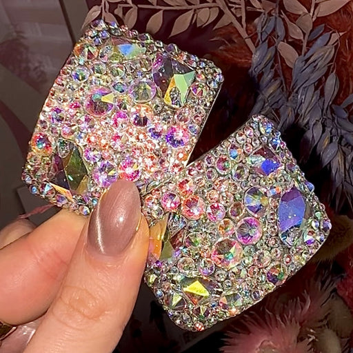 (READY TO SHIP) Cosmos’ AB Crystal Chaos Buckles (Made Using High Quality Rhinestones) - Crystal Chaos