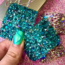 Load image into Gallery viewer, 'Universe' Multicolour Crystal Chaos Heavy Buckles (Made Using Luxury Crystals)
