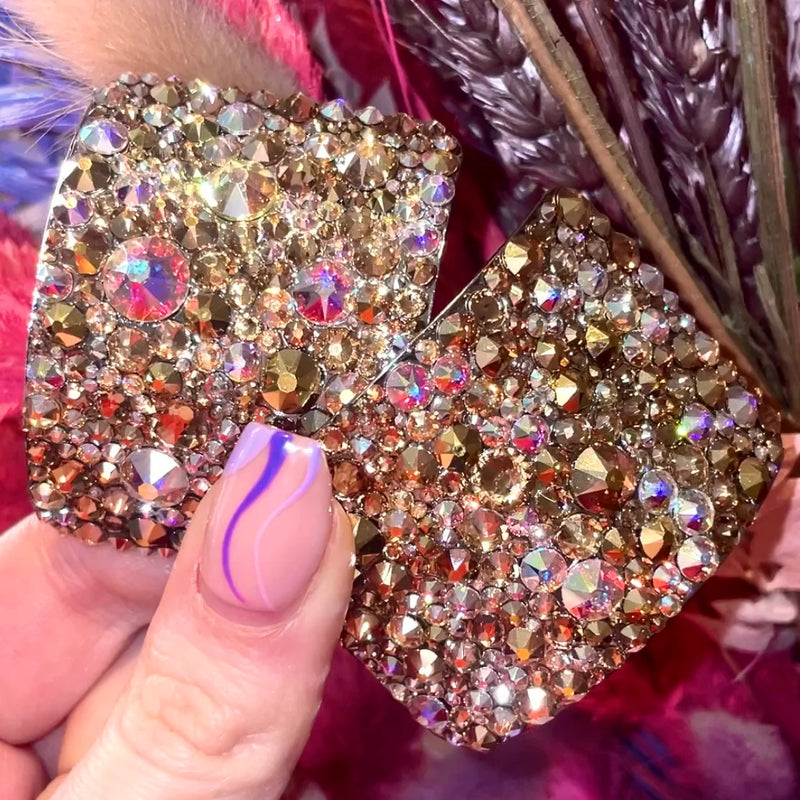 'Universe' Multicolour Crystal Chaos Heavy Buckles (Made Using Luxury Crystals) - Crystal Chaos