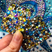 'Universe' Multicolour Crystal Chaos Heavy Buckles (Made Using Luxury Crystals) - Crystal Chaos
