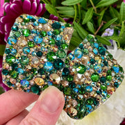 'Universe' Multicolour Crystal Chaos Heavy Buckles (Made Using Luxury Crystals) - Crystal Chaos