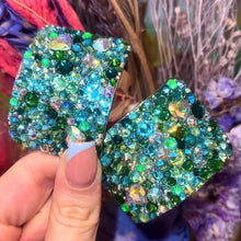 Load image into Gallery viewer, 'Showstopper' Multicolour Crystal Chaos Heavy Buckles (Made Using Luxury Crystals)
