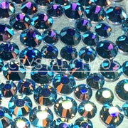Light Sapphire AB, Non-Hotfix PRECIOSA Crystals Mixed Size Pack SS12/SS16 100pc - Crystal Chaos