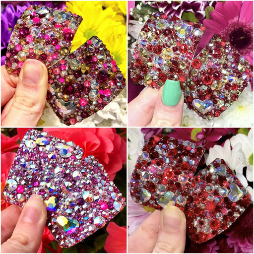 'Love Bug' Multicolour Crystal Chaos Heavy Buckles (Made Using Luxury Crystals) - Crystal Chaos