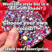 'Love Bug' Multicolour Crystal Chaos Heavy Buckles (Made Using Luxury Crystals) - Crystal Chaos
