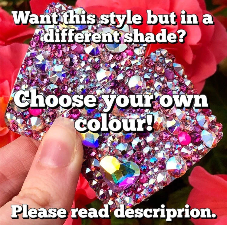 'Love Bug' Multicolour Crystal Chaos Heavy Buckles (Made Using Luxury Crystals) - Crystal Chaos