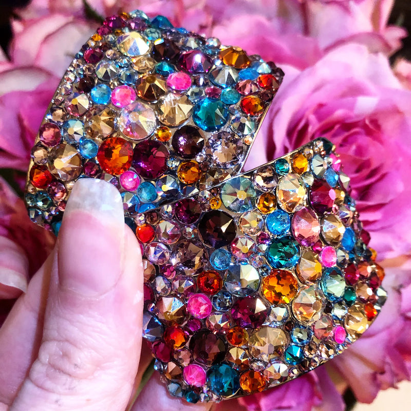 'Universe' Multicolour Crystal Chaos Heavy Buckles (Made Using Luxury Crystals) - Crystal Chaos