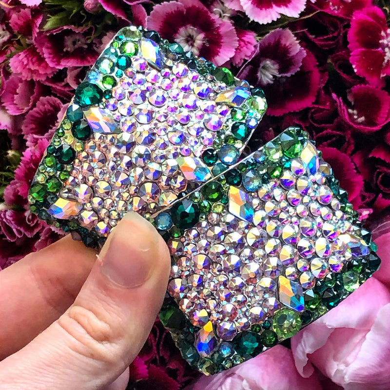'Champion' Multicolour Crystal Chaos Heavy Buckles (Made Using Luxury Crystals) - Crystal Chaos