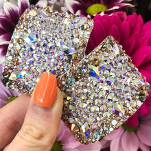 Load image into Gallery viewer, 'Champion' Multicolour Crystal Chaos Heavy Buckles (Made Using Luxury Crystals)
