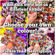 'Comet' Multicolour Crystal Chaos Heavy Buckles (Made Using Luxury Crystals) - Crystal Chaos