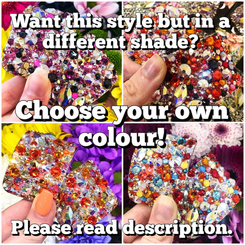 'Comet' Multicolour Crystal Chaos Heavy Buckles (Made Using Luxury Crystals) - Crystal Chaos