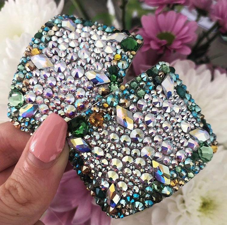 'Champion' Multicolour Crystal Chaos Heavy Buckles (Made Using Luxury Crystals) - Crystal Chaos