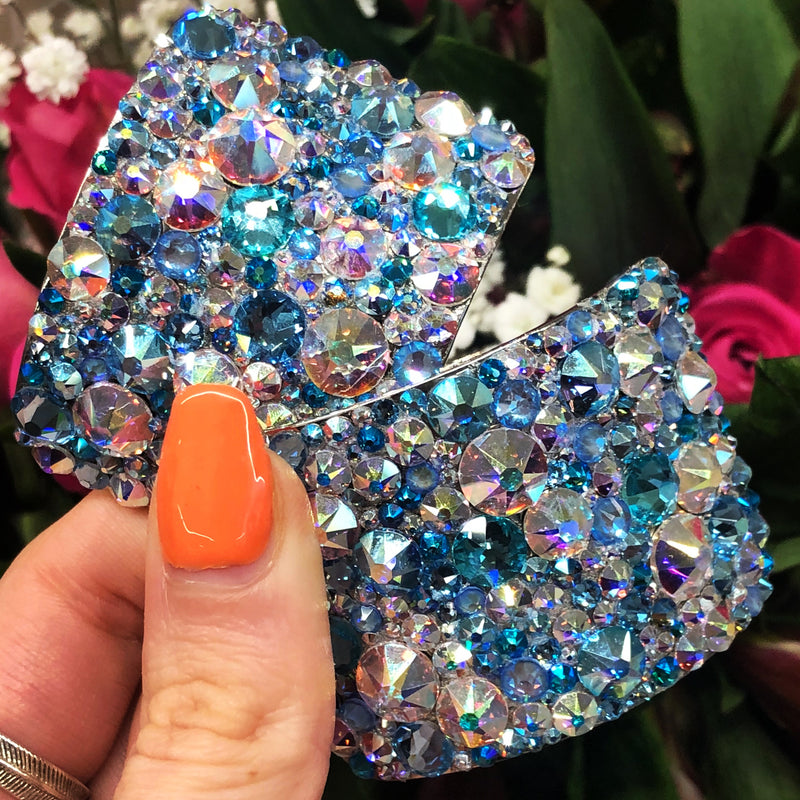 'Universe' Multicolour Crystal Chaos Heavy Buckles (Made Using Luxury Crystals) - Crystal Chaos