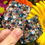 'Universe' Multicolour Crystal Chaos Heavy Buckles (Made Using Luxury Crystals) - Crystal Chaos