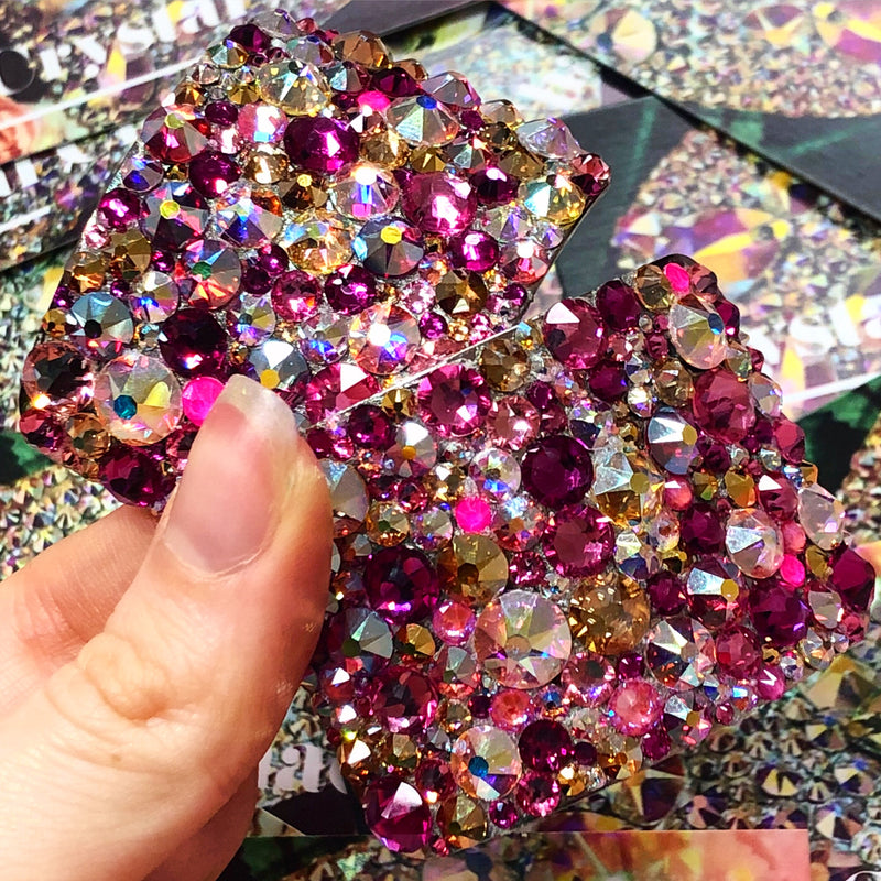 'Universe' Multicolour Crystal Chaos Heavy Buckles (Made Using Luxury Crystals) - Crystal Chaos