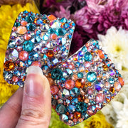 'Universe' Multicolour Crystal Chaos Heavy Buckles (Made Using Luxury Crystals) - Crystal Chaos