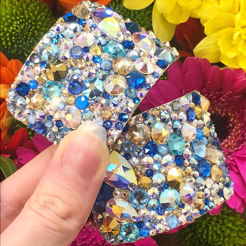 'Elegance' Multicolour Crystal Chaos Heavy Buckles (Made Using Luxury Crystals) - Crystal Chaos