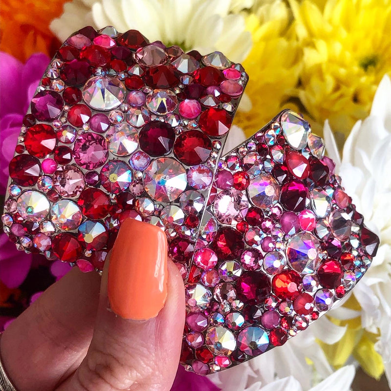 'Universe' Multicolour Crystal Chaos Heavy Buckles (Made Using Luxury Crystals) - Crystal Chaos